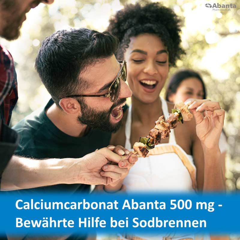 Calciumcarbonat Abanta 500 Mg Kautabletten  100 St Kautabletten