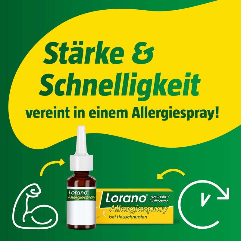 Lorano Allergiespray bei Heuschnupfen 23 g Nasenspray