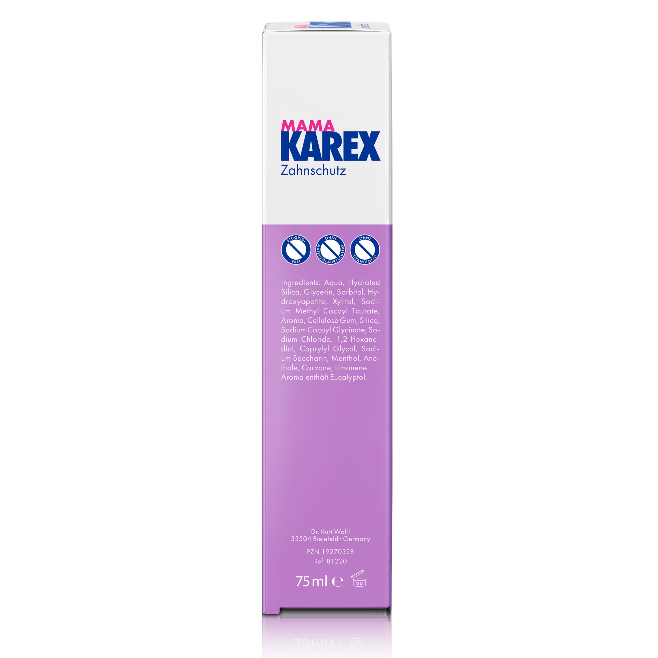 MAMA KAREX Zahnschutz 75 ml Zahnpasta