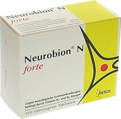 NEUROBION N forte überzogene Tabletten 100 St Überzogene Tabletten