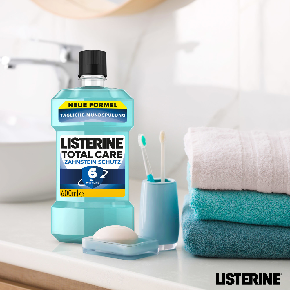 LISTERINE TOTAL CARE ZAHNSTEIN 600 ml Lösung