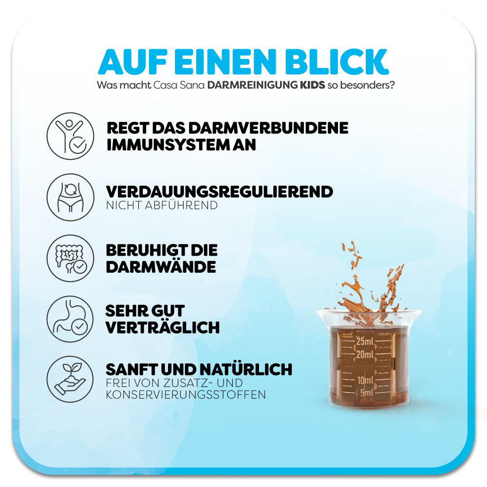 Casa Sana Darmreinigung KIDS 500 ml Flüssigkeit zum Einnehmen