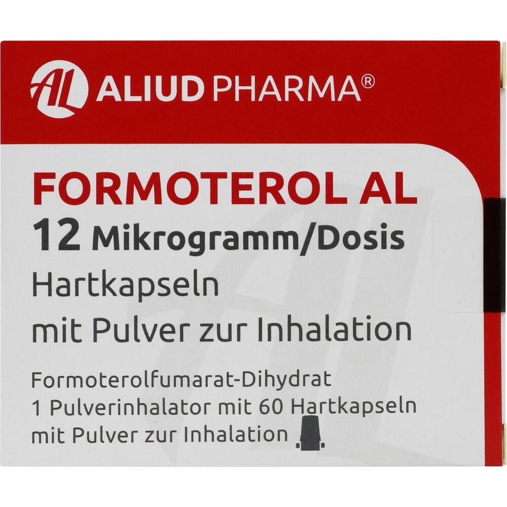 FORMOTEROL AL 12 Mikrogramm/Dosis 1X60 St Hartkapseln mit Pulver zur Inhalation