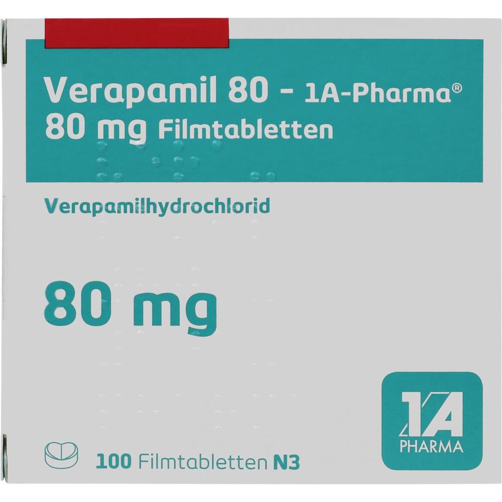 Verapamil 80-1 A Pharma 100 St Filmtabletten
