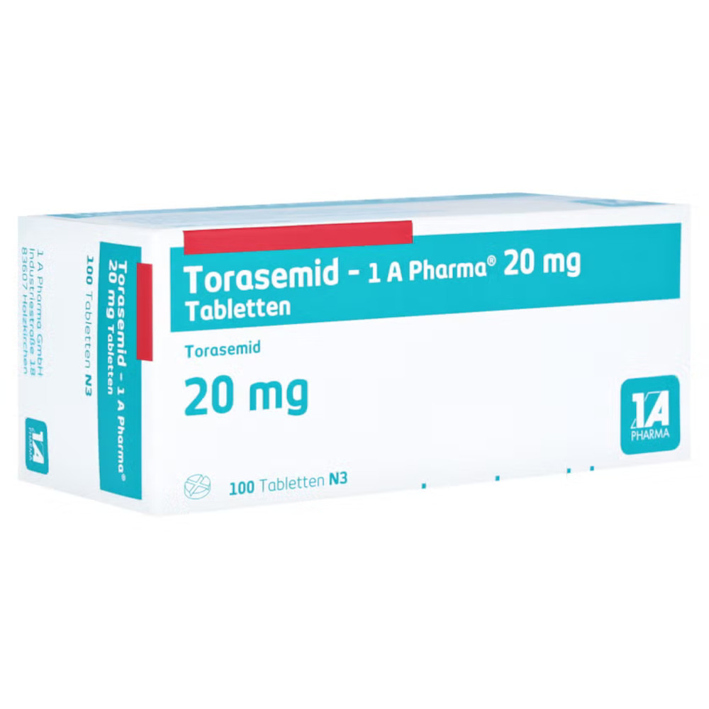 Torasemid-1 A Pharma 20mg 100 St Tabletten