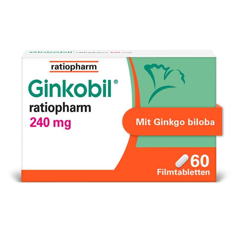 Ginkobil ratiopharm 240 mg  60 St Filmtabletten