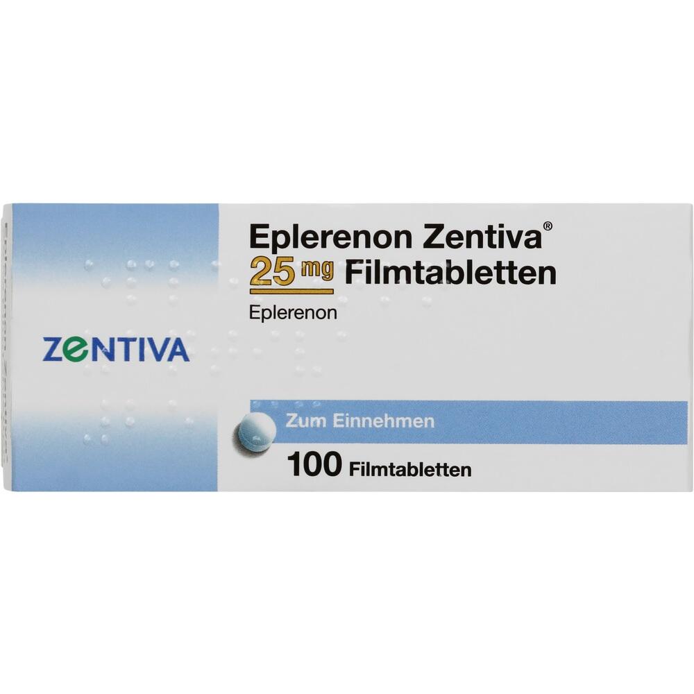 Eplerenon Zentiva 25mg 100 St Filmtabletten