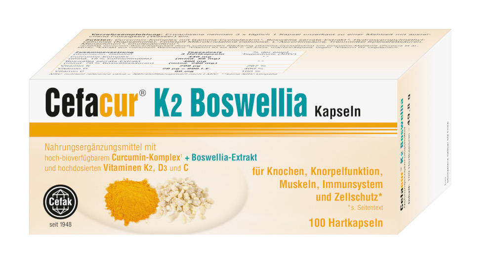 Cefacur K2 Boswellia 100 St Hartkapseln