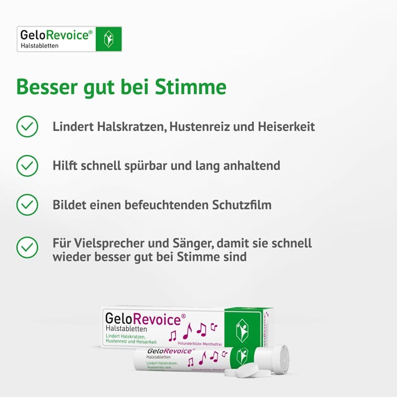 GeloRevoice Holunderblüte-Mentholfrei 5er Set 5X20 St Lutschtabletten
