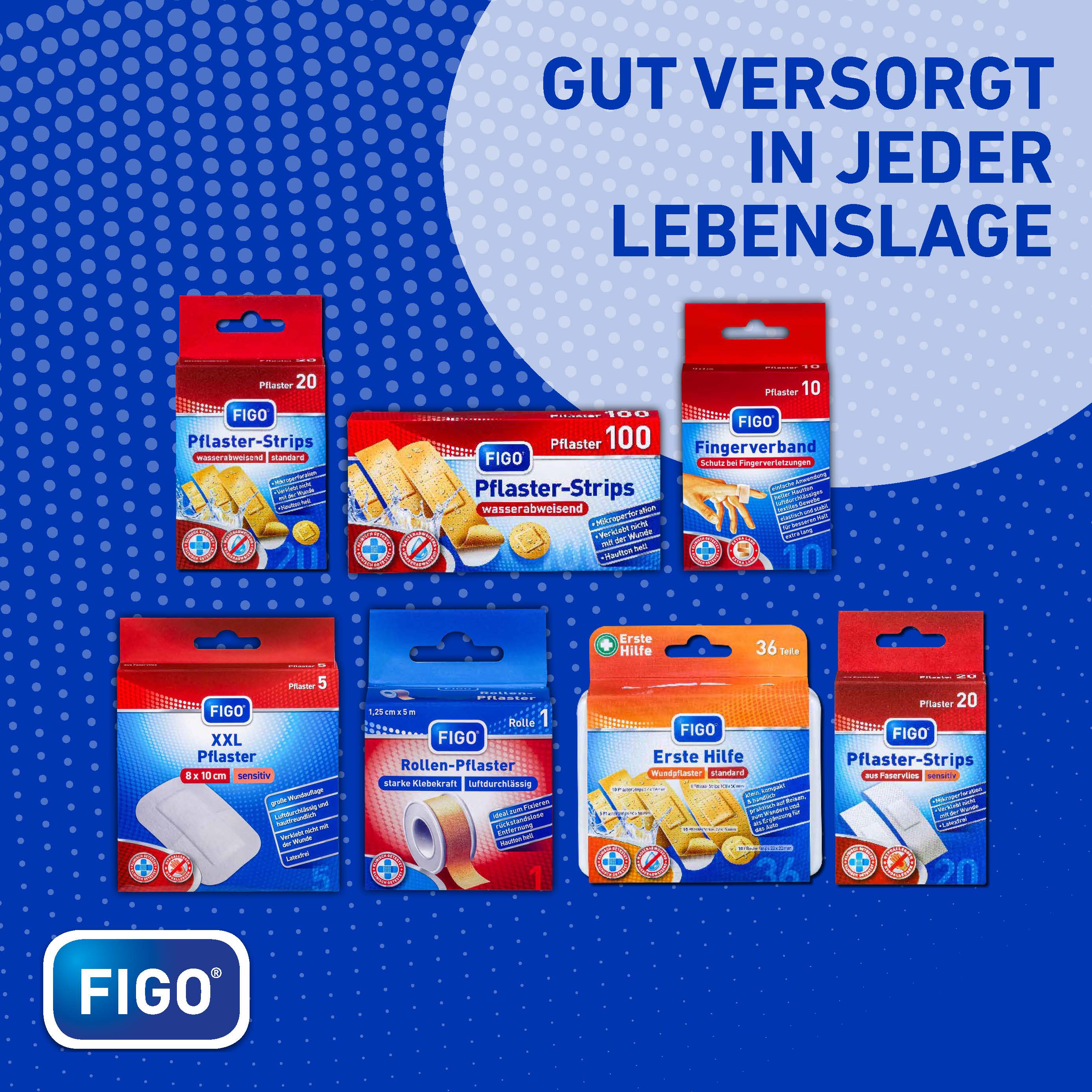 FIGO XXL Pflaster sensitiv 8 x 10 cm 5 St Pflaster 5 St Pflaster