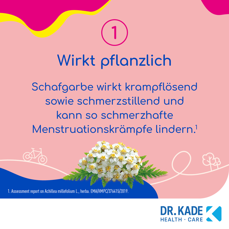 Kade Zyklus bei Krämpfen während der Menstruation 10 St Filmtabletten