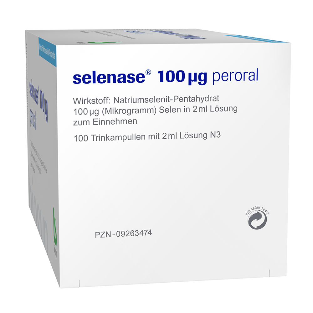 SELENASE 100 µg peroral Lösung zum Einnehmen 100X2 ml Lösung zum Einnehmen