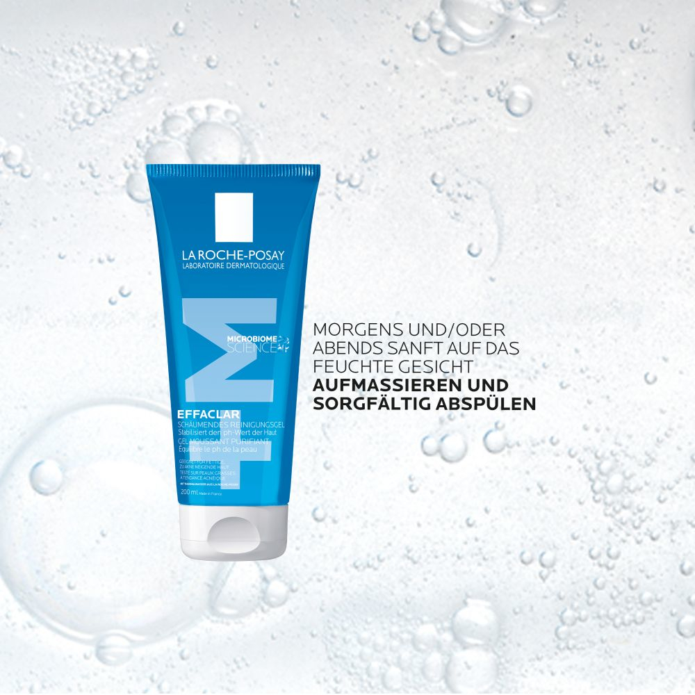 LA ROCHE-POSAY Effaclar schäumendes Reinigungsgel 200 ml Gel
