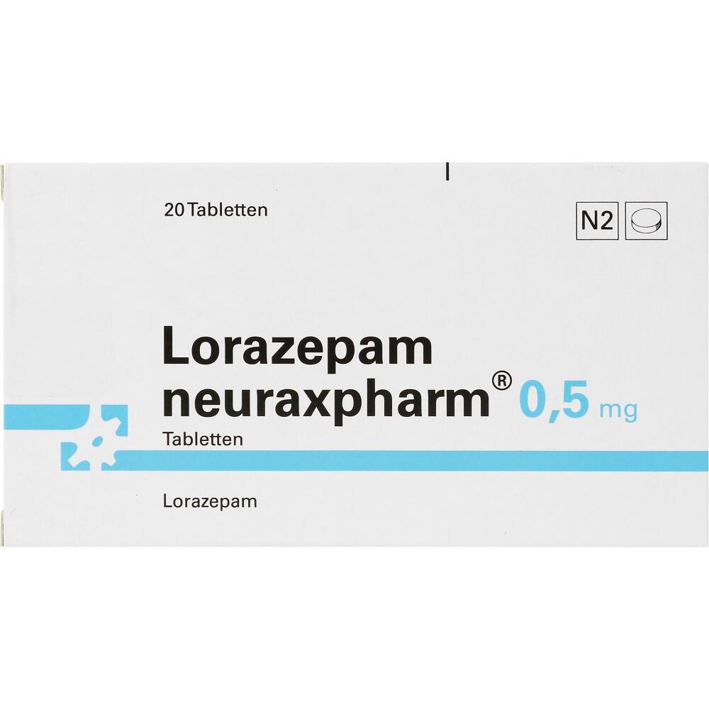Lorazepam-neuraxpharm 0,5 mg Tabletten 20 St Tabletten