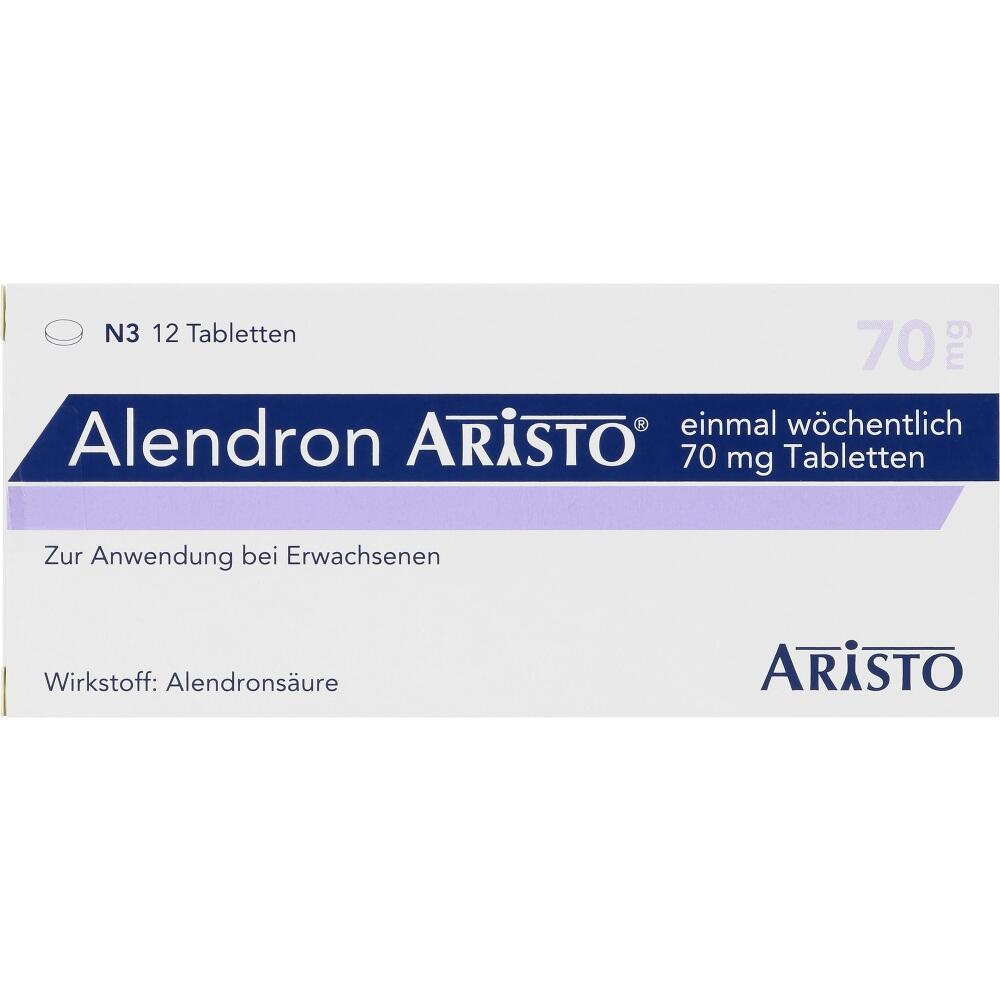 Alendron Aristo einmal wöchentlich 70mg 12 St Tabletten