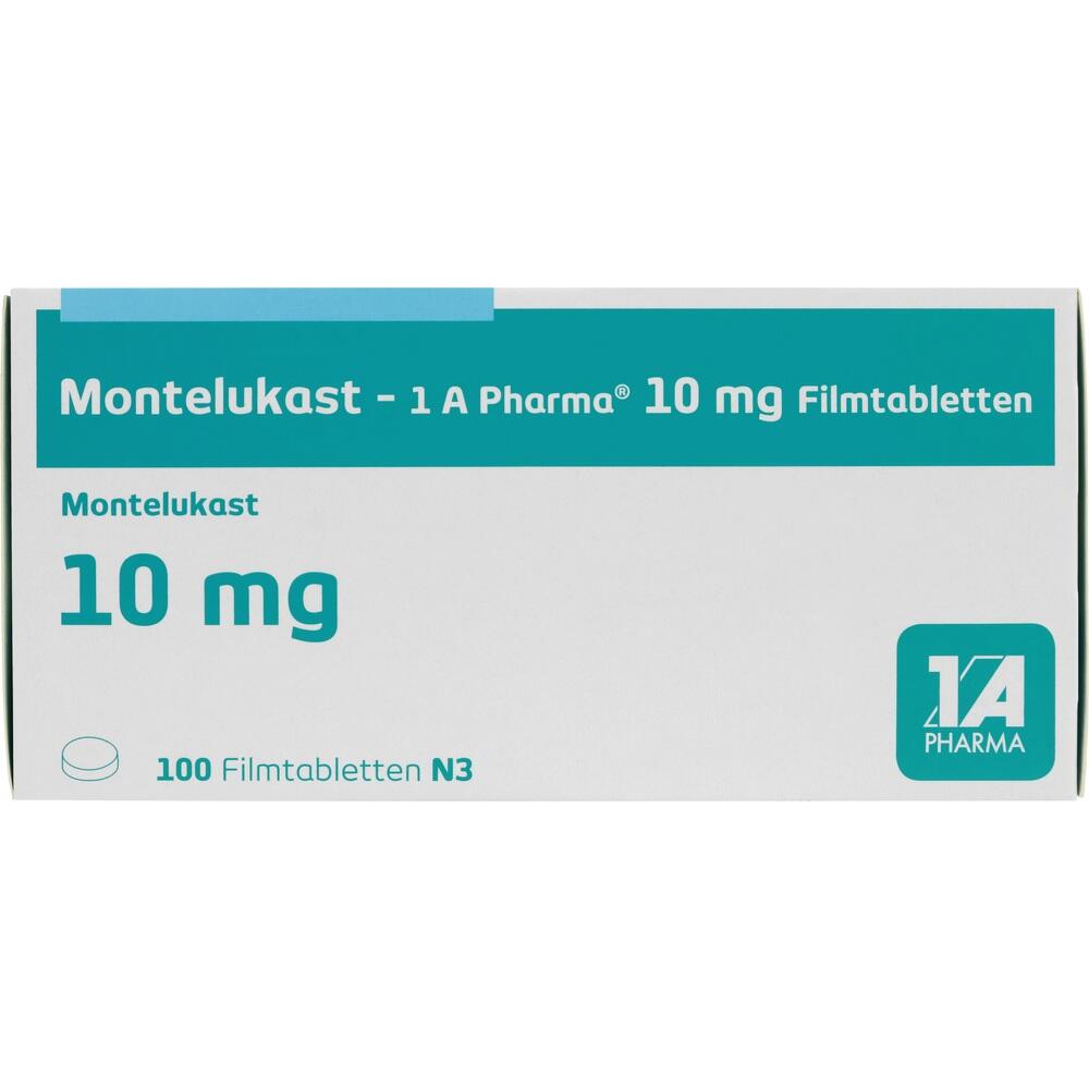 Montelukast-1A Pharma 10mg 100 St Filmtabletten