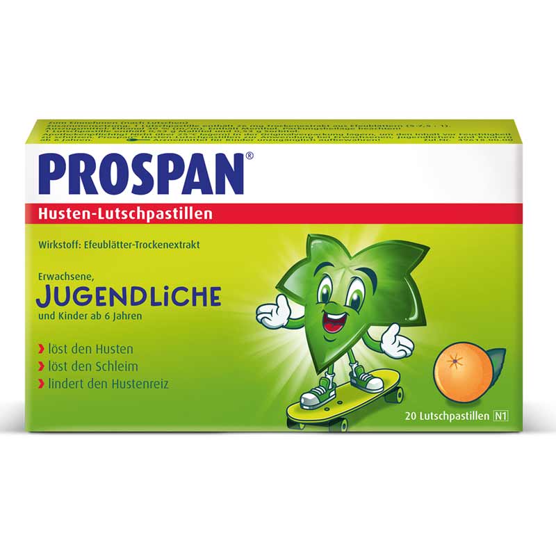 PROSPAN Husten-Lutschpastillen 20 St Pastillen