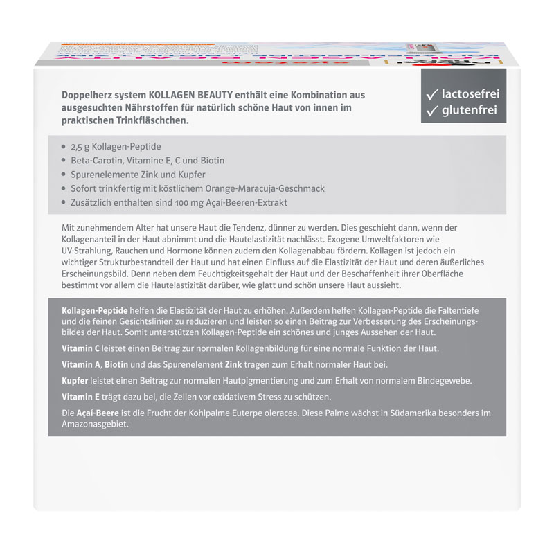 Doppelherz system KOLLAGEN BEAUTY 30X25 ml Trinkampullen