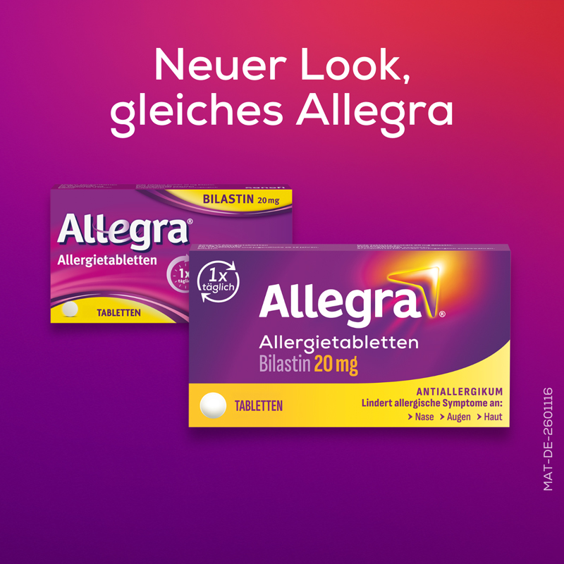 Allegra Allergietabletten - schnell bei Heuschnupfen & Allergien  6 St Tabletten