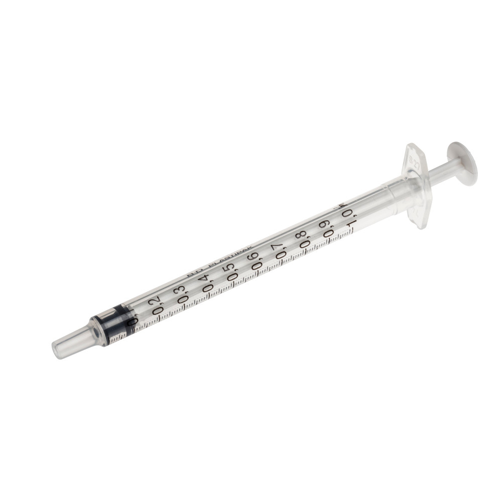 BD PLASTIPAK Tuberkulinspritze 1 ml ohne Kanüle 120X1 ml Spritzen