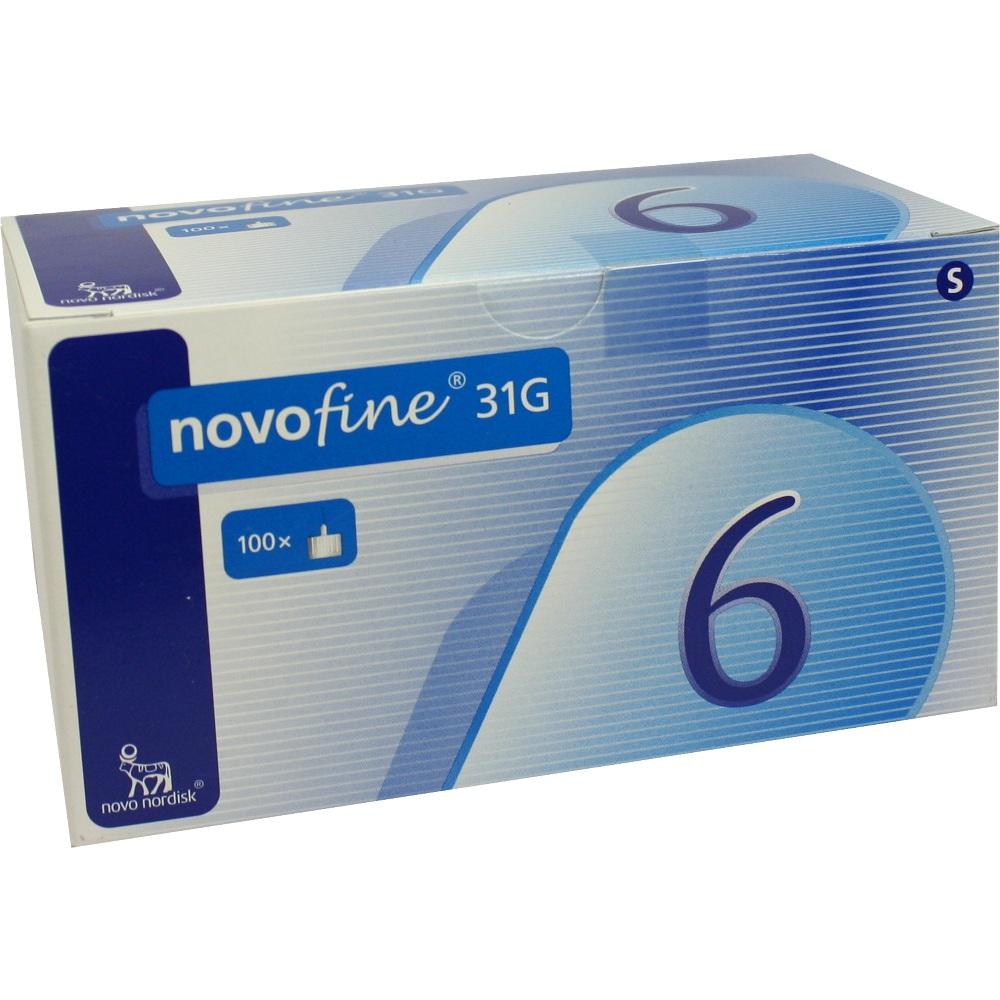 NOVOFINE 6 Kanülen 0,25x6 mm 100 St Kanüle