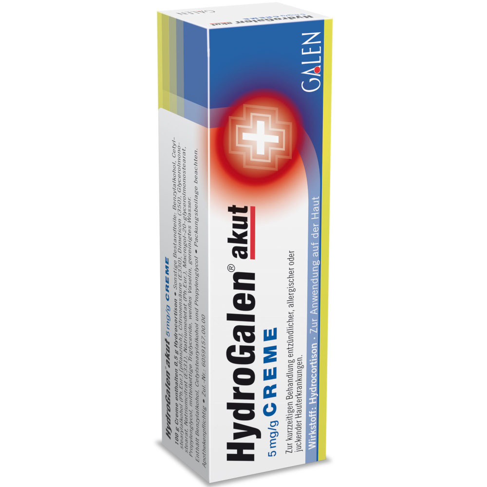 HYDROGALEN akut Creme 5mg/g 15 g Creme
