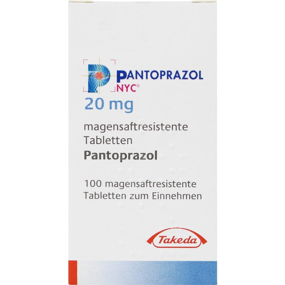 Pantoprazol NYC 20mg 100 St Tabletten magensaftresistent