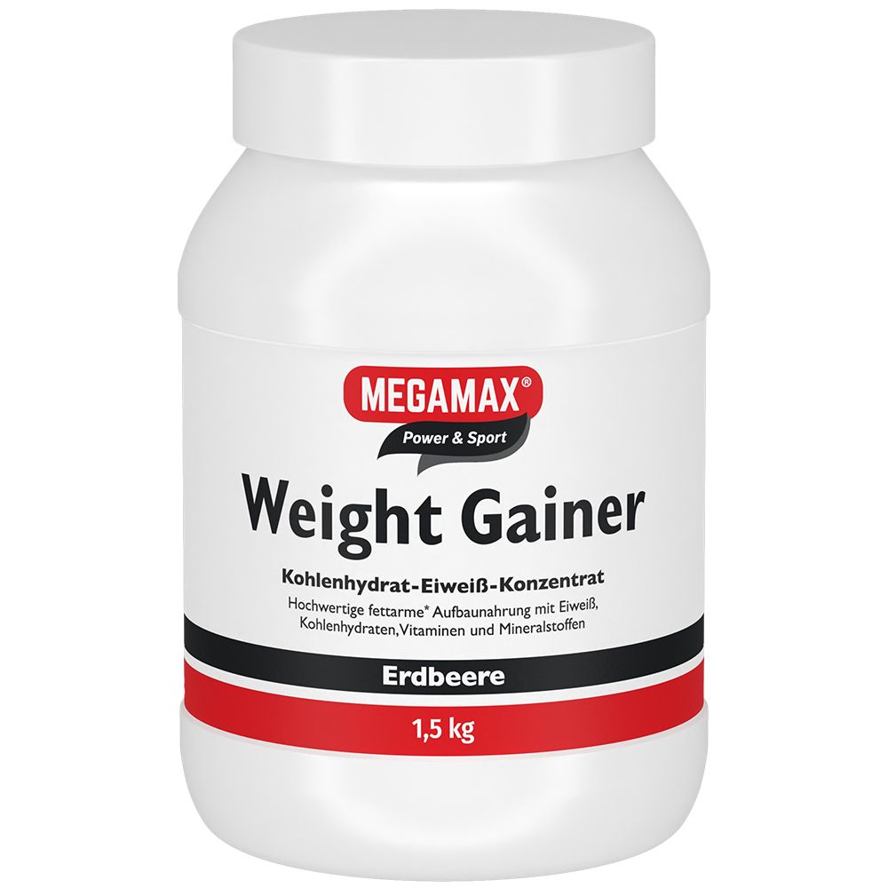 WEIGHT GAINER Megamax Erdbeere Pulver 1500 g Pulver