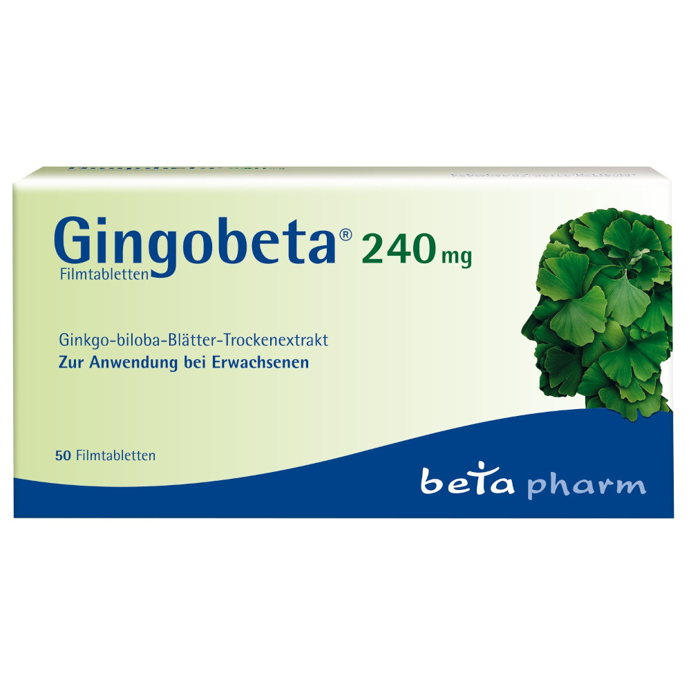 Gingobeta 240 mg Filmtabletten 50 St Filmtabletten