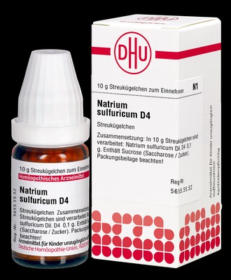 NATRIUM SULFURICUM D 4 Globuli 10 g Globuli