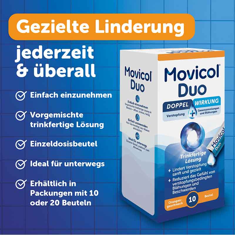Movicol Duo 10 St Lösung zum Einnehmen