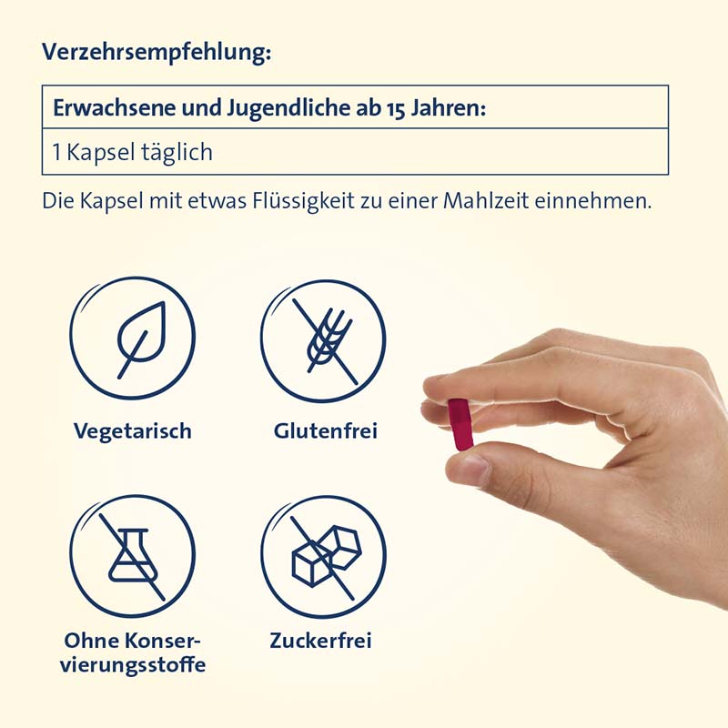 VITAMIN D3 HEVERT 2000IE IMMUN AKTIV 30 St Kapseln