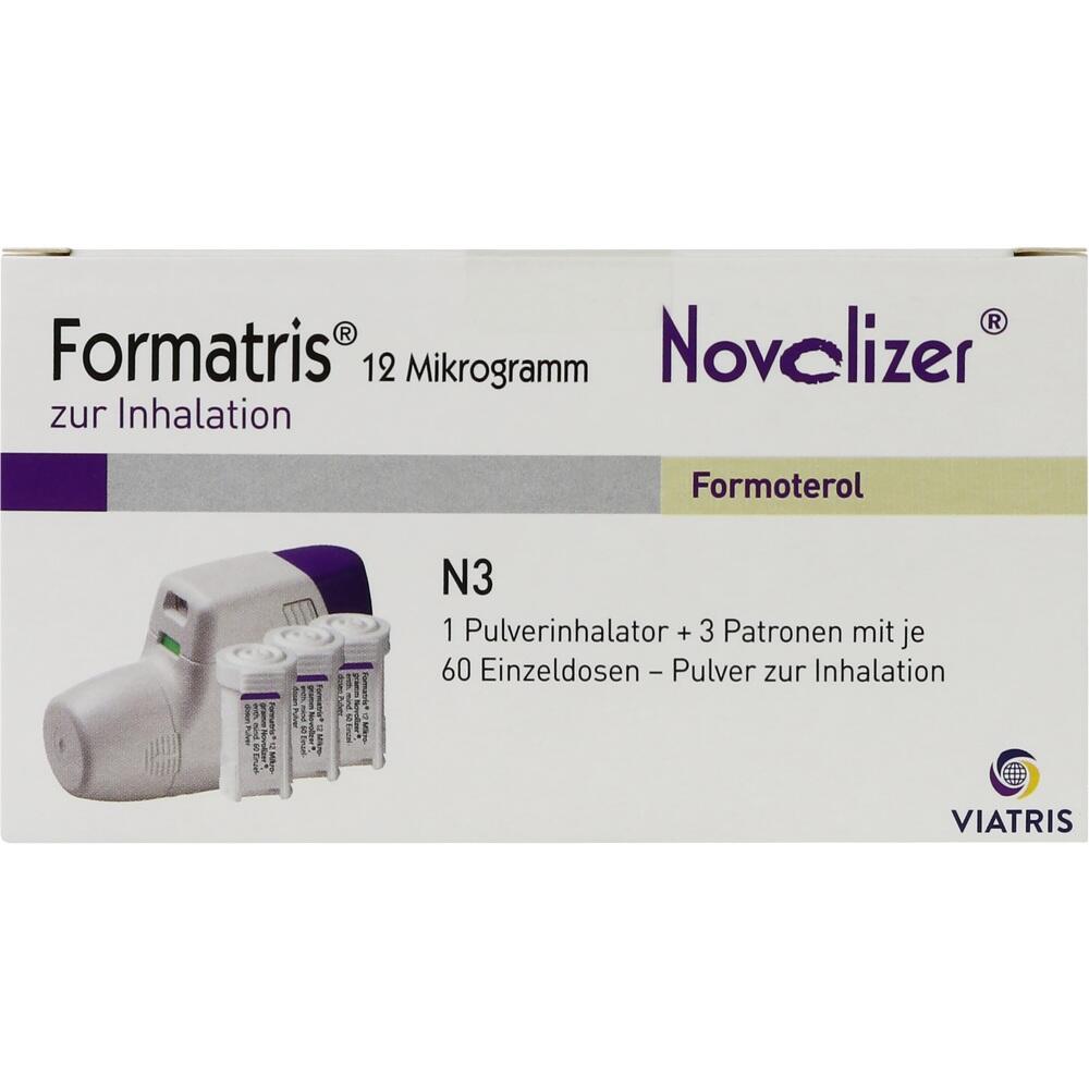 Formatris 12 Mikrogramm Novolizer 3 St Inhalationspulver