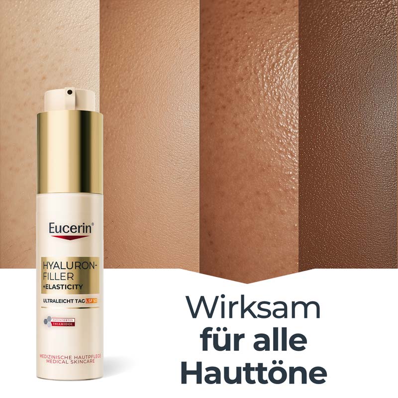 Eucerin HYALURON-FILLER+ELASTICITY ULTRALEICHT TAG LSF 50  50 ml Creme
