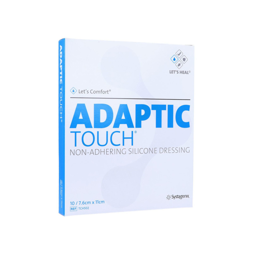 ADAPTIC Touch 7,6x11 cm non-adhe.Sil.Wundauflage 10 St Wundgaze