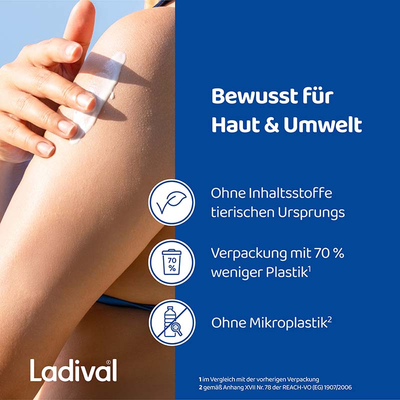 Ladival Allergische Haut Sonnenschutz-Gel LSF 50+: Sonnencreme für das Gesicht bei Sonnenallergie und Mallorca-Akne, mit 4-fach Zellschutz & Photolyase, 50ml