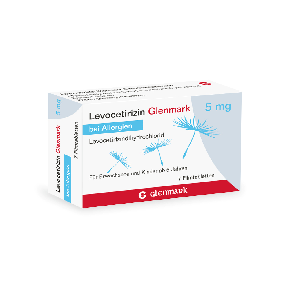 Levocetirizin Glenmark 7 St Filmtabletten