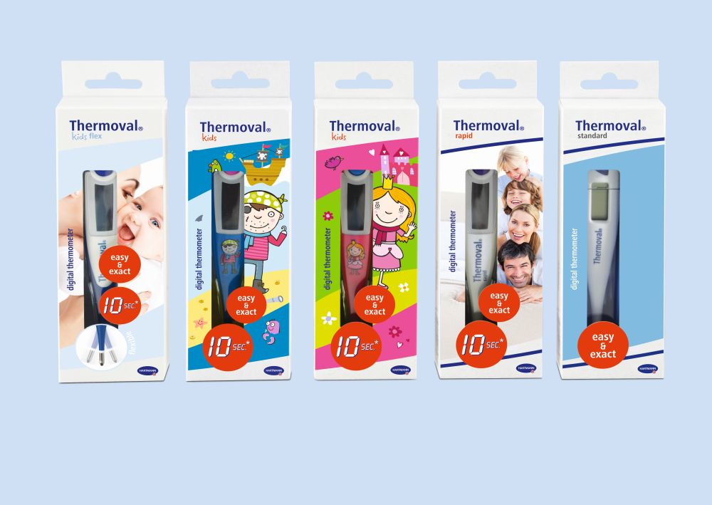 THERMOVAL rapid digitales Fieberthermometer 1 St