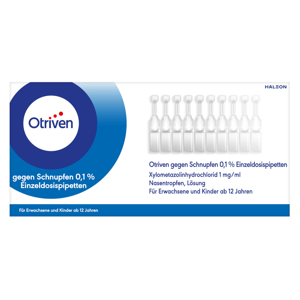 Otriven gegen Schnupfen 0,1% 40X0.3 ml Nasentropfen