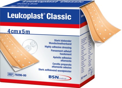 LEUKOPLAST Classic Pflaster 4 cmx5 m Rolle 1 St Pflaster