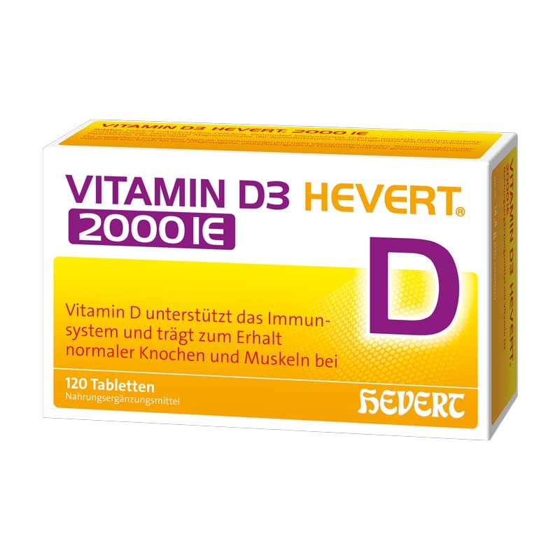VITAMIN D3 HEVERT 2.000 I.E.  120 St Tabletten