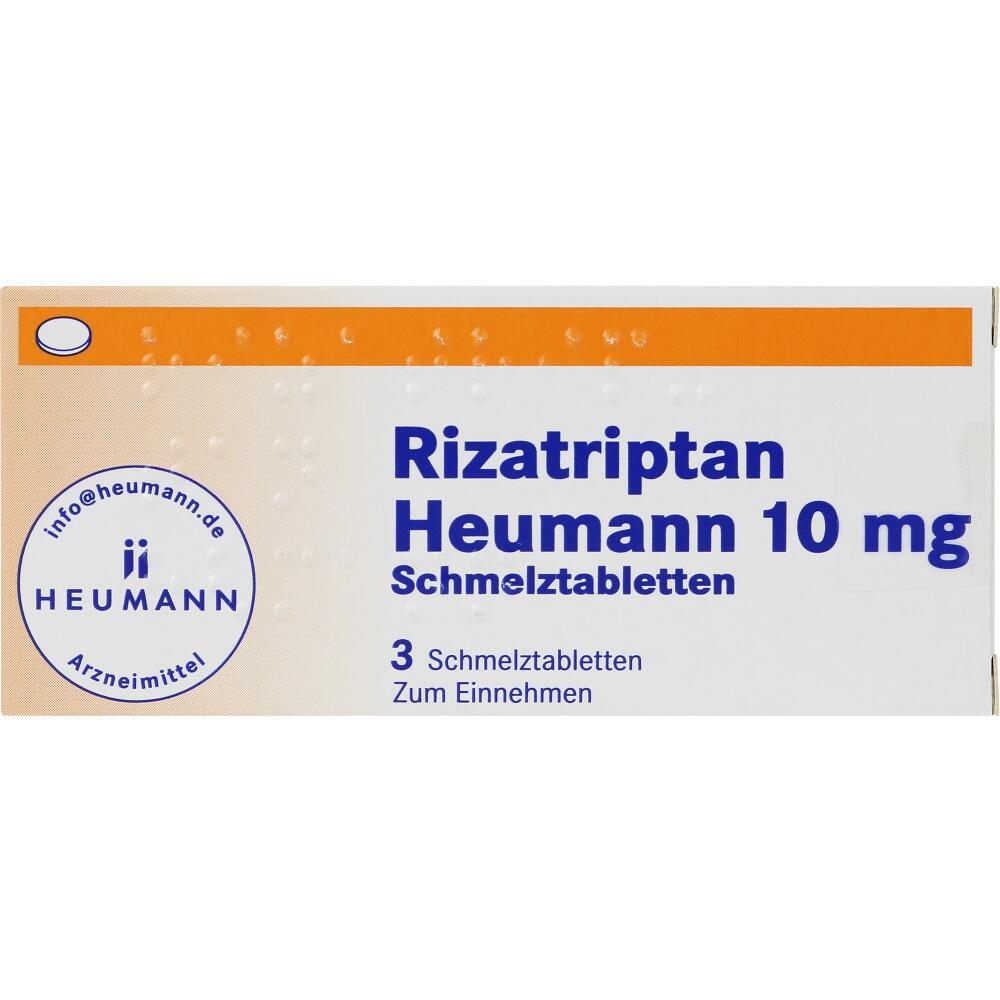 Rizatriptan Heumann 10mg 3 St Schmelztabletten