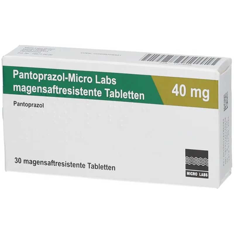 Pantoprazol-Micro Labs 40 mg 30 St Tabletten magensaftresistent