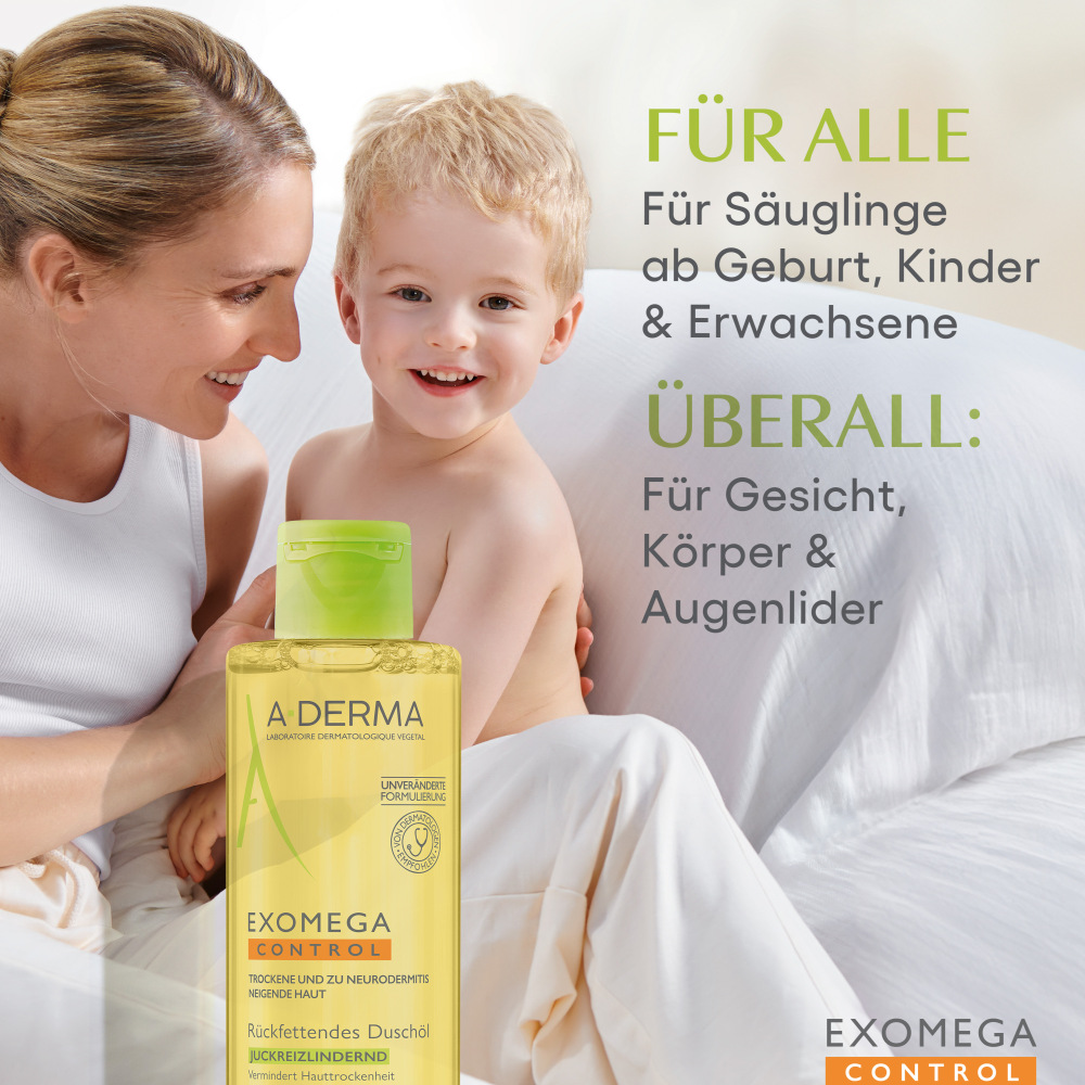 A-DERMA EXOMEGA Control Duschöl 200 ml Duschgel