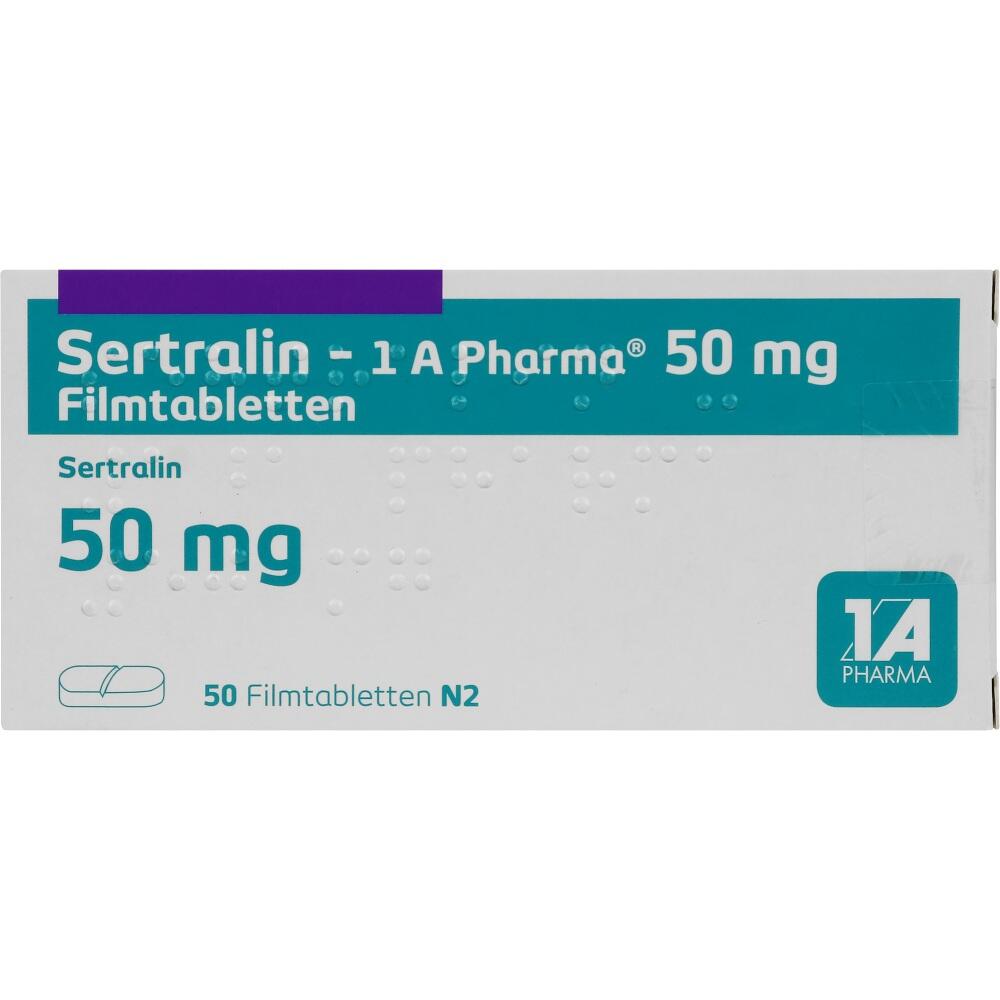 Sertralin-1 A Pharma 50mg 50 St Filmtabletten