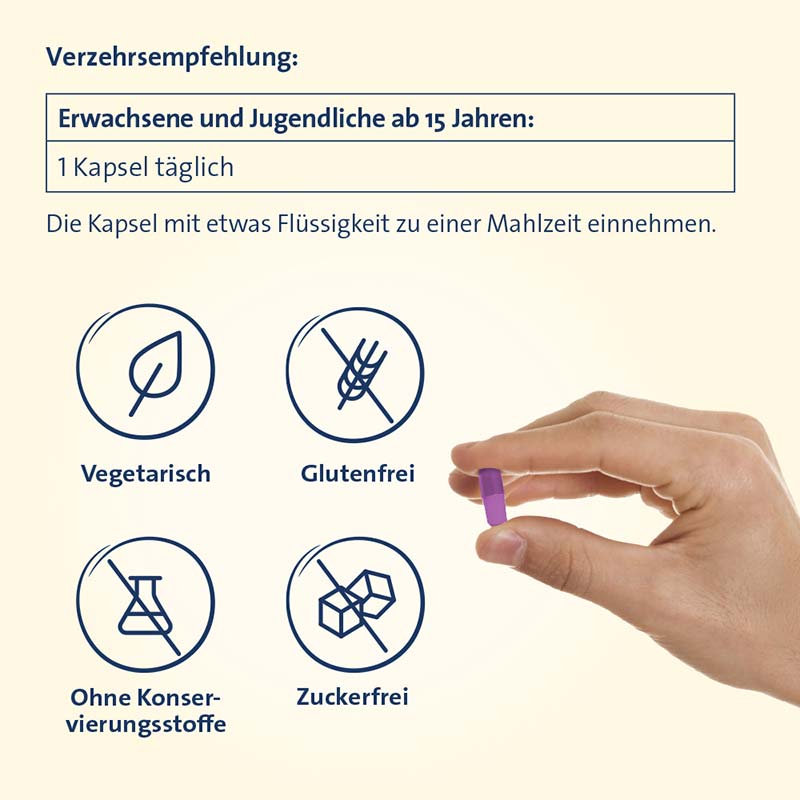 Vitamin D3 K2 HEVERT 2000 I.E. 60 St Kapseln
