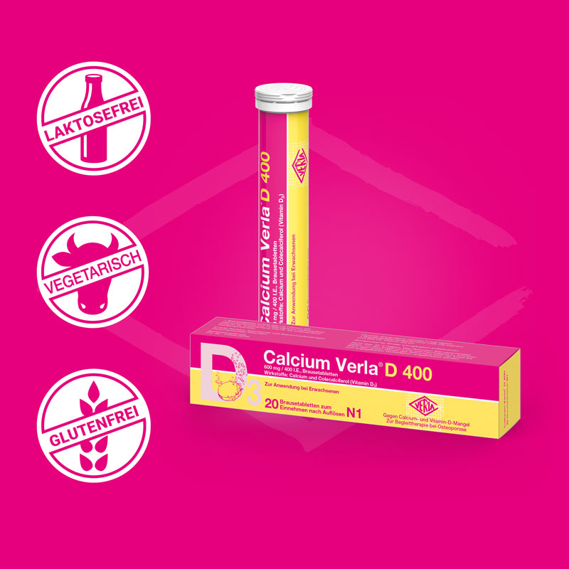 Calcium Verla D 400 20 St Brausetabletten
