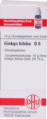 GINKGO BILOBA D 6 Globuli 10 g Globuli