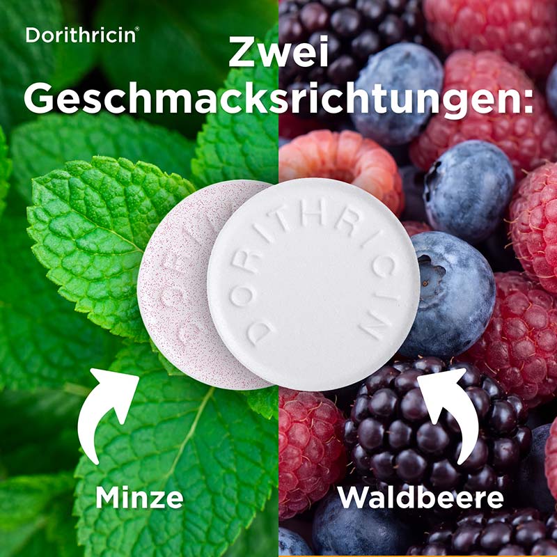 Dorithricin Classic Lutschtabletten bei Halsschmerzen  40 St Lutschtabletten