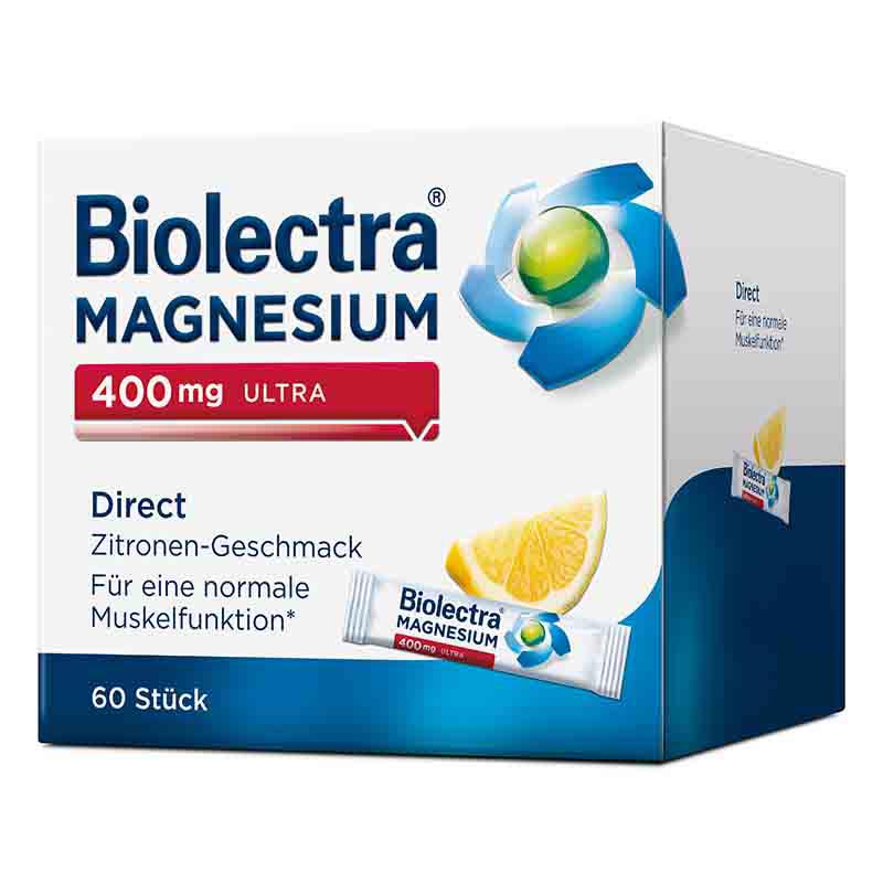 Biolectra MAGNESIUM 400 mg ULTRA Direct Zitrone  60 St Pellets